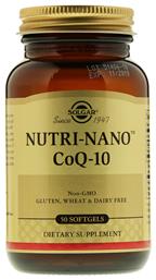 Nutri-Nano CoQ10 3.1x 50 μαλακές κάψουλες Solgar