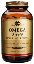Omega 3 6 9 Fish, Flax, Borage 120 μαλακές κάψουλες Solgar