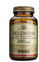 Selenium 200mg 250 ταμπλέτες Solgar