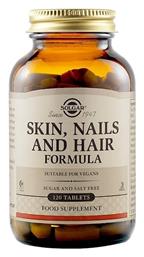 Skin, Nails And Hair Formula 120 ταμπλέτες Solgar