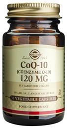 Vegetarian CoQ-10 χωρίς Γλουτένη 120mg 30 φυτικές κάψουλες Solgar