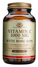 Vitamin C with Rose Hips Βιταμίνη 1000mg 100 x 1 ταμπλέτες 100τμχ Solgar