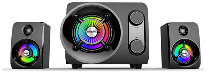 Ηχοσύστημα 2.1 Titan 7 BTMI 15W με Digital Media Player Μαύρο Sonic Gear