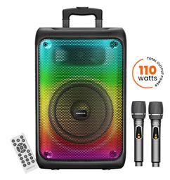 Σύστημα Karaoke με Ασύρματα Μικρόφωνα Hyperbox 1200 Pro σε Μαύρο Χρώμα Sonic Gear