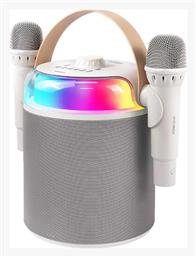 Σύστημα Karaoke με Ασύρματα Μικρόφωνα IOX K800 σε Λευκό Χρώμα Sonic Gear