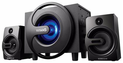 Titan 5 2.1 με Ισχύ 20W σε Μαύρο Χρώμα Sonic Gear