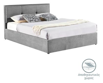 Sonnie Διπλό με Αποθηκευτικό Χώρο για Στρώμα 150x200cm Ανθρακί - Pakketo