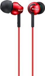Sony Ακουστικά Ψείρες In Ear MDR-EX110LP Κόκκινα από το Media Markt