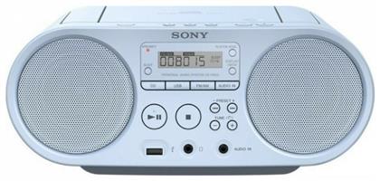 Φορητό Ηχοσύστημα ZS-PS50 με CD / MP3 / USB / Ραδιόφωνο σε Λευκό Χρώμα Sony