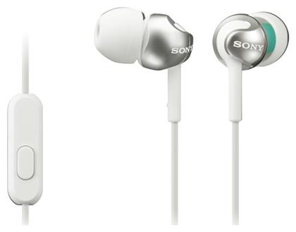 MDR-EX110AP In-ear Handsfree με Βύσμα 3.5mm Λευκό Sony