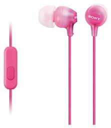 Sony MDR-EX15AP In-ear Handsfree με Βύσμα 3.5mm Ροζ