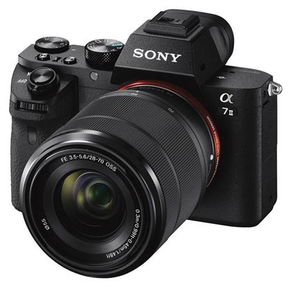 Mirrorless Φωτογραφική Μηχανή α7 Mark II Full Frame Kit (FE 28-70mm F3.5-5.6 OSS) Black Sony