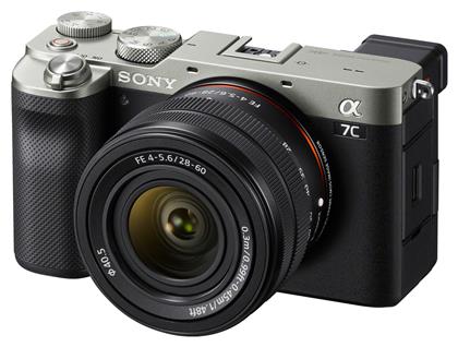 Sony Mirrorless Φωτογραφική Μηχανή α7C Full Frame Kit (FE 28-60mm F4-5.6) Silver