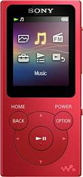 Sony NW-E394 MP4 Player (8GB) με Οθόνη LED LCD / TFT 1.77'' Κόκκινο