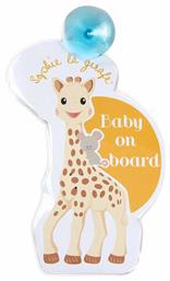 Σήμα Baby on Board με Βεντούζα Κίτρινο Sophie La Girafe