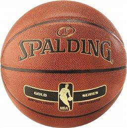 Spalding ΝΒΑ Gold Μπάλα Μπάσκετ Indoor / Outdoor από το Delikaris-sport