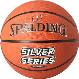 Spalding Silver Series Μπάλα Μπάσκετ Indoor/Outdoor