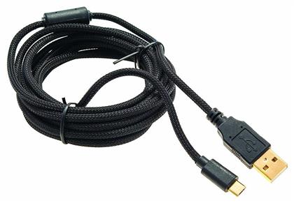 USB Double Sided Charging Cable 3m Καλώδιο για PS4 / Xbox One σε Μαύρο χρώμα Spartan Gear