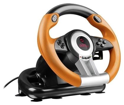 Drift O.Z. Racing Wheel Τιμονιέρα με Μοχλό Ταχυτήτων και Πετάλια για PC με 180° Περιστροφής SpeedLink