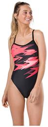 Speedo Boom Placement Μαύρο Αθλητικό Ολόσωμο Μαγιό με Ανοιχτή Πλάτη από το Cosmossport