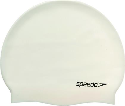 Speedo Flat 8709910010 Σκουφάκι Κολύμβησης Ενηλίκων από Σιλικόνη Λευκό