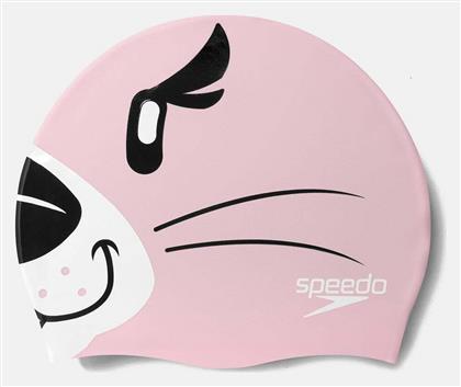 Σκουφάκι Κολύμβησης Παιδικό από Σιλικόνη Ροζ Speedo