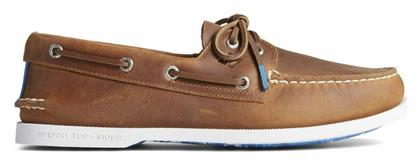 Sperry Top-Sider Δερμάτινα Ανδρικά Boat Shoes Tan από το Z-mall