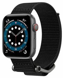 Durapro Flex Λουράκι Υφασμάτινο Μαύρο (Apple Watch 42/44/45mm) Spigen