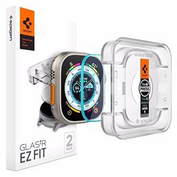 EZ Fit Tempered Glass για το Apple Watch Ultra 49mm 2τμχ AGL05556 Spigen