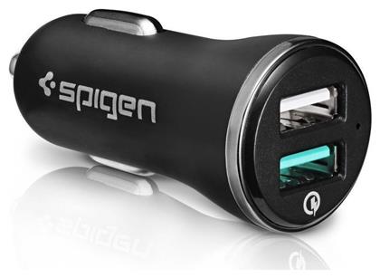 Φορτιστής Αυτοκινήτου με Θύρες 2xUSB-A Spigen
