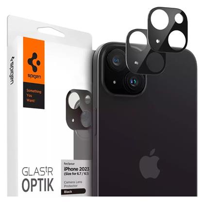 Lens Protector Optik Glas.tr Προστασία Κάμερας Tempered Glass για το iPhone 15 / 15 Plus Spigen