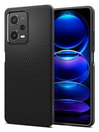 Liquid Air Back Cover Σιλικόνης Μαύρο (Redmi Note 12 Pro / Poco X5 Pro) Spigen