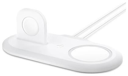 Magfit Pad Duo Charger Stand Λευκό Spigen