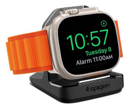 Μαύρο (Apple WatchApple Watch Ultra2/Ultra 9/8/7/6/5/SE/4/3/2/1) Spigen