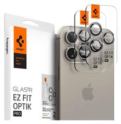 Optik Pro EZ Fit Προστασία Κάμερας Tempered Glass Γκρι 2-pack για το Iphone 14 Pro / Pro Max / 15 Pro / Pro Max / 16 Pro / Pro Max / 17 Pro / Pro Max Spigen