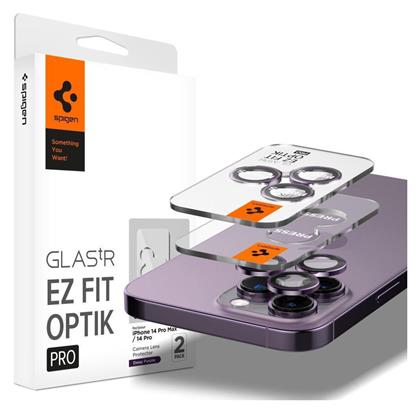 Optik.tr EZ Fit Προστασία Κάμερας Tempered Glass για το iPhone 14 Pro / 14 Pro Max Spigen