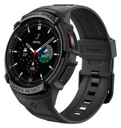 Rugged Armor Pro Θήκη Σιλικόνης σε Μαύρο χρώμα για το Galaxy Watch6 Classic 47mm Spigen