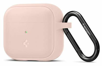 Silicone Fit Θήκη Σιλικόνης με Γάντζο Pink Sand για Apple AirPods 3 Spigen
