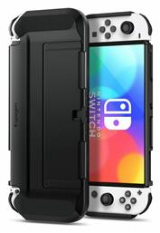 Thin Fit Πλαστική Θήκη Προστασίας για Χειριστήριο Switch OLED Μαύρη Spigen