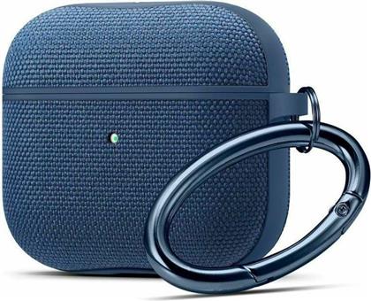 Urban Fit Θήκη Σιλικόνης με Γάντζο σε Navy Μπλε χρώμα για Apple AirPods 3 Spigen