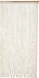 Κουρτίνα Πόρτας από Μπαμπού Εκρού 90x180cm HZ1905380 Spitishop
