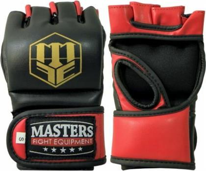 Sport Masters GF-30 Γάντια ΜΜΑ από Συνθετικό Δέρμα Μαύρα