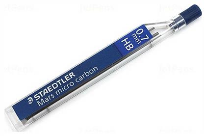 12 Μύτες Μολυβιού Mars Micro Carbon Πάχους 0.7mm Τύπου HB Staedtler