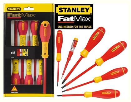 Σετ 6 Κατσαβίδια Ηλεκτρολόγου VDE 1000V Stanley