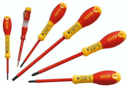 Σετ 6 Κατσαβίδια Ηλεκτρολόγου VDE 1000V Stanley