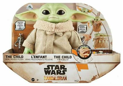 Star Wars Mandalorian The Child Baby Yoda Realm Move Plush με Ήχους για 4+ Ετών 28εκ. Mattel