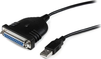 StarTech Καλώδιο USB-A σε RS232 25-pin female 1.8m Μαύρο