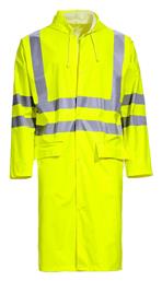 Αδιάβροχη και Αντιανεμική Καμπαρντίνα Εργασίας Ανδρική με Αντανακλαστικές Ταινίες Κίτρινη Stenso