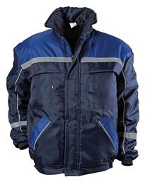 Collins Blue T C Ανδρικό Μπουφάν Εργασίας Ψύχους με Αποσπώμενη Κουκούλα Stenso