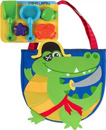 Stephen Joseph Alligator Pirate Παιδική Τσάντα Θαλάσσης Πράσινη 33x4x7.5εκ.